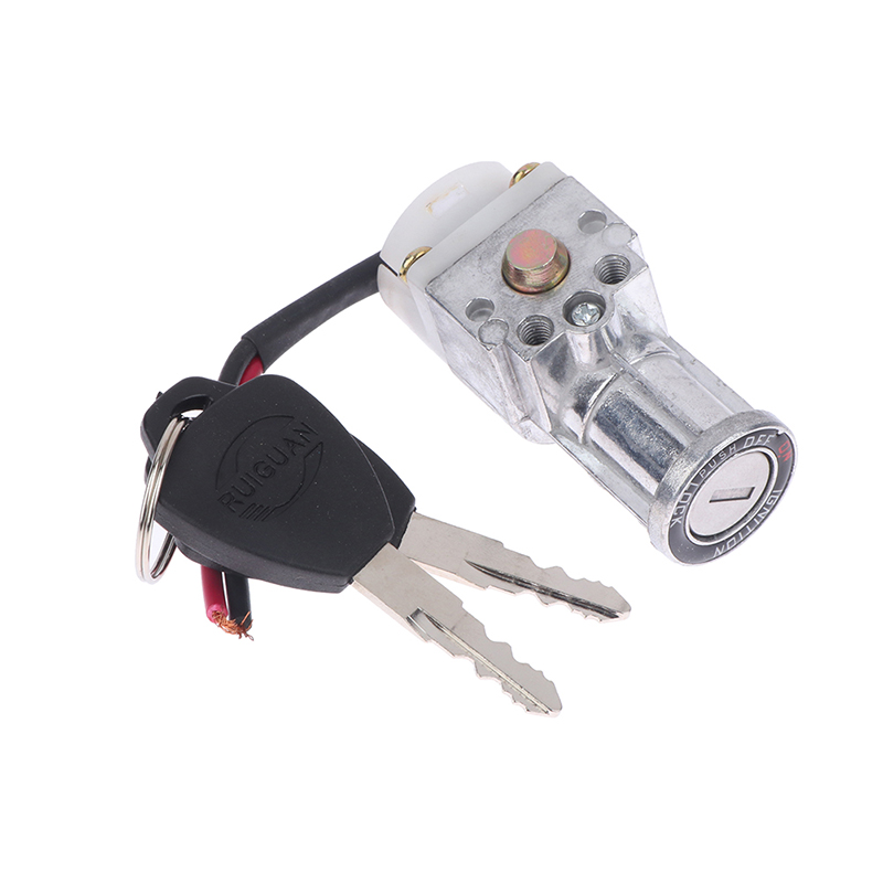 Commuter Bike Lock - 1x قفل البطارية 2x مفتاح أكبر