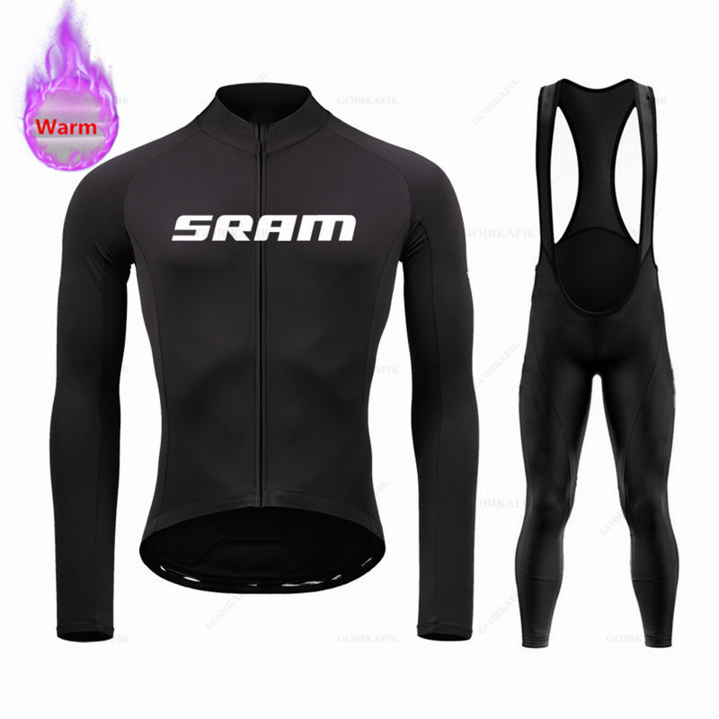 Cycling Community - فريق Sram طويل الأكمام من القميص