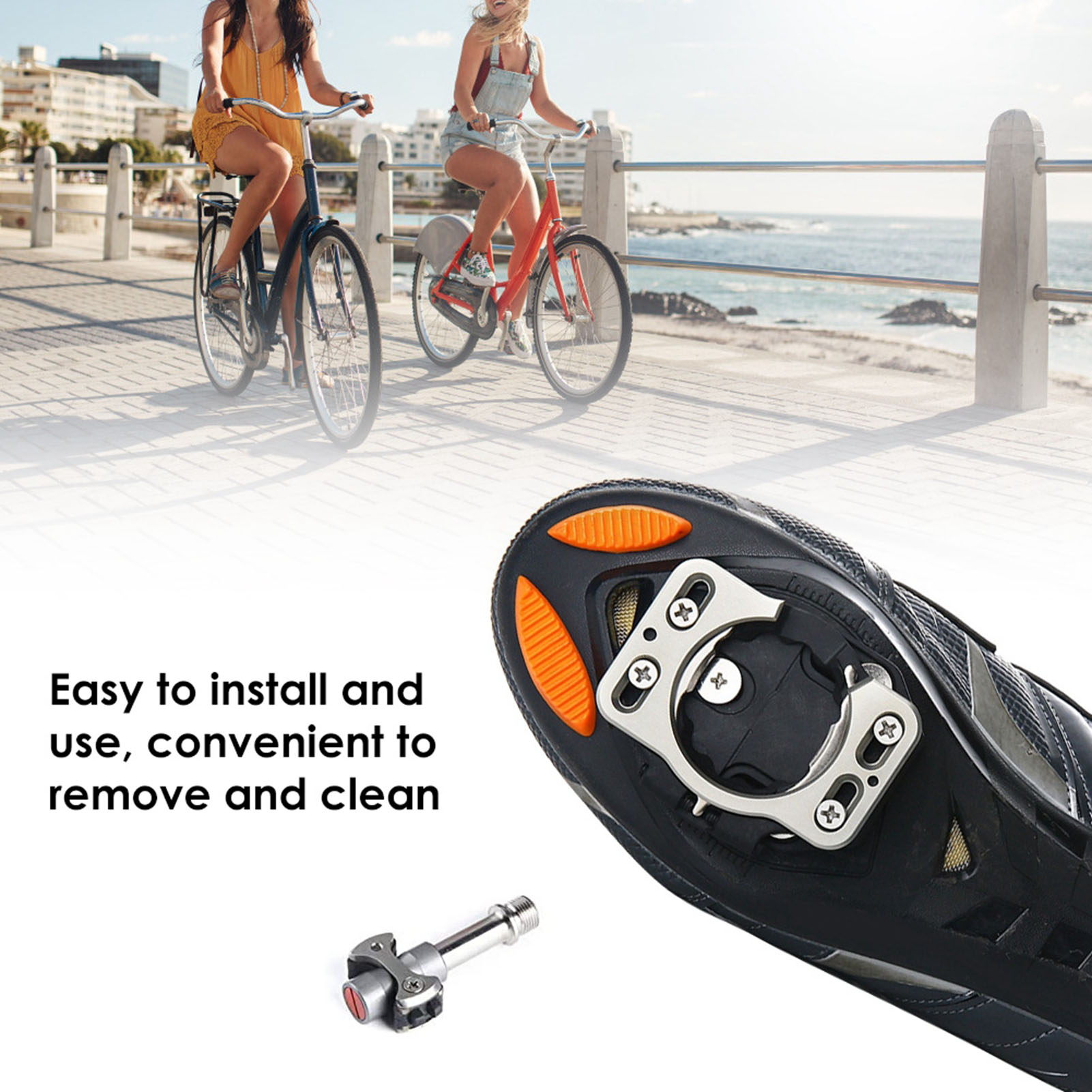 1 زوج دواسة دراجة المرابط الإف - مراجعة Cycling Commuter Shoes وسعره