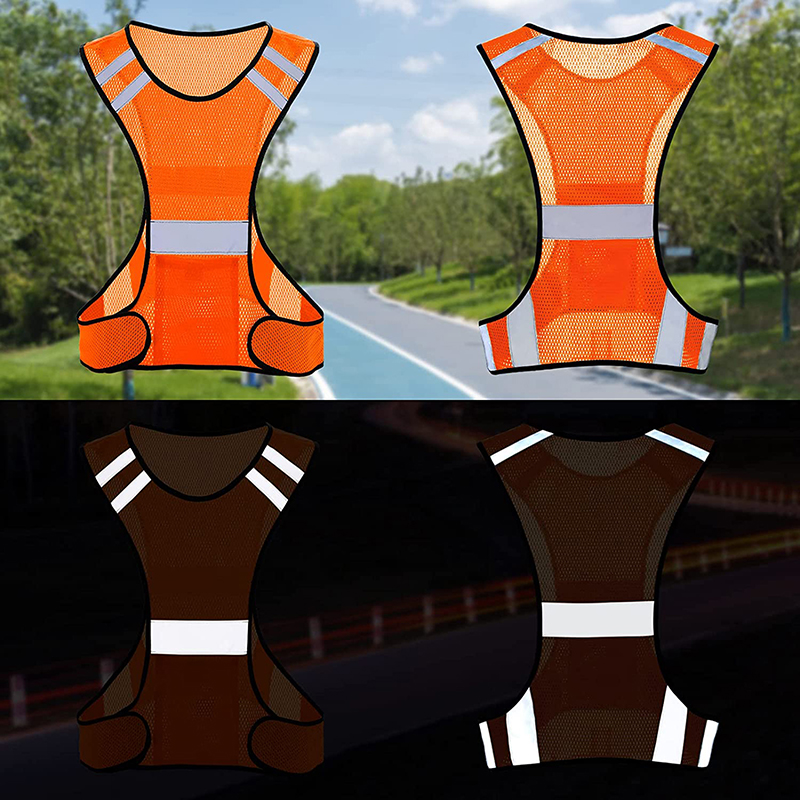 سترة أمان عاكسة من الشبك الفلو - مراجعة Reflective Vest Cycling وسعره