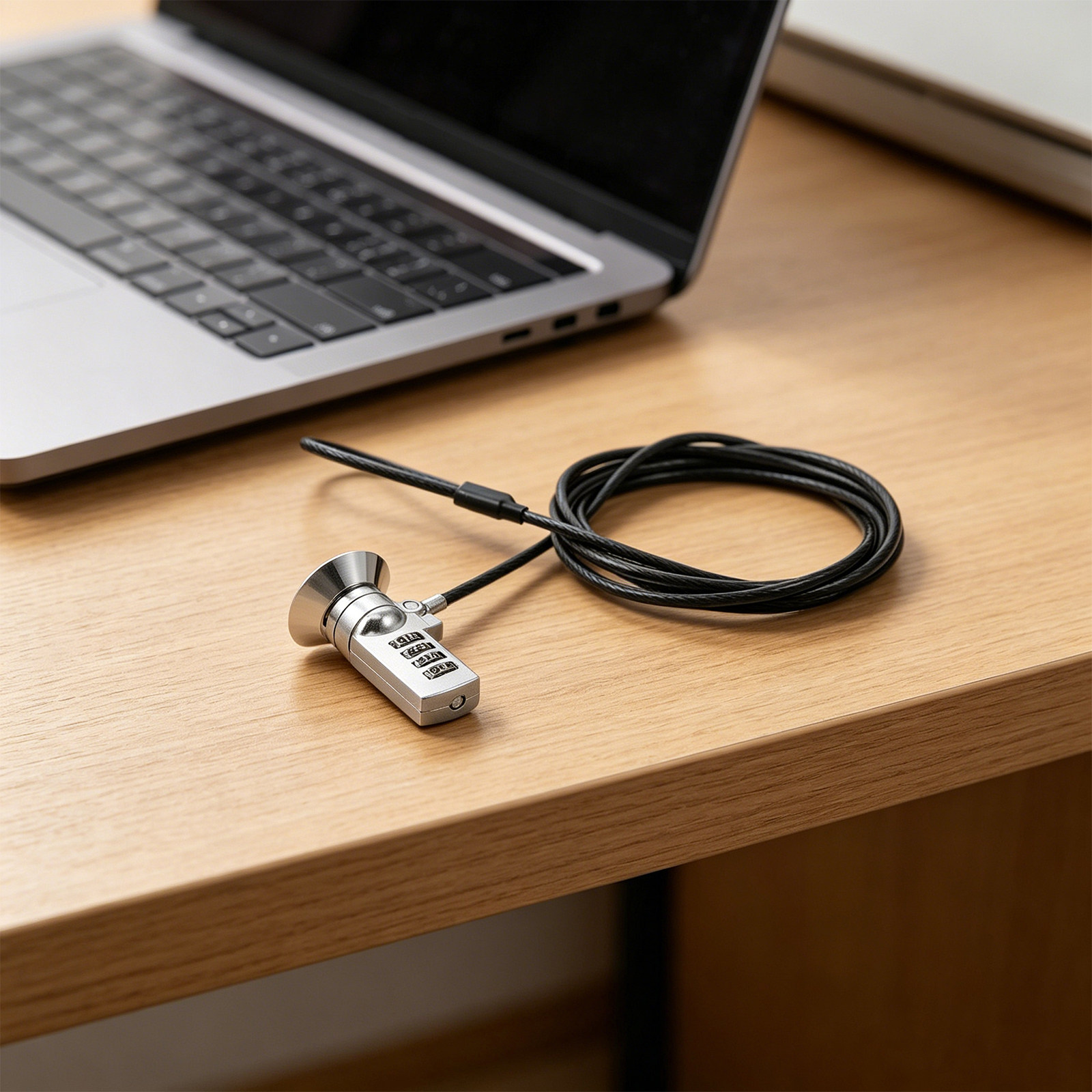 مجموعة قفل كابل لابتوب مكونة م - مراجعة Cable Lock Flexible وسعره
