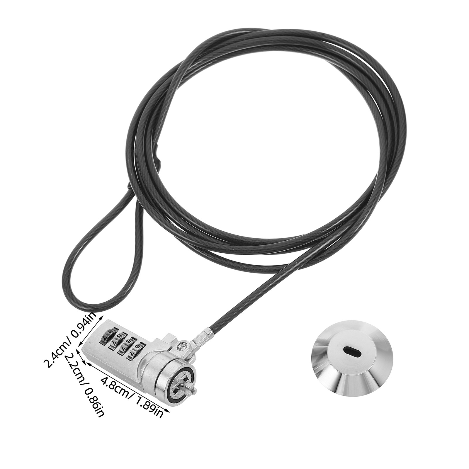 مجموعة قفل كابل لابتوب مكونة م - مراجعة Cable Lock Flexible وسعره